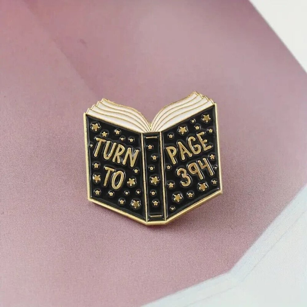 Harry Potter Severus Snape Potions Turn to Page 394 Enamel Pin Sorcerer's Stone
